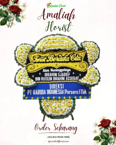Papan Bunga Duka di Ahusen
